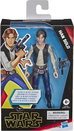 Miniatura 2 de STAR WARS Figura de acción de juguete Galaxy of Adventures Han Solo