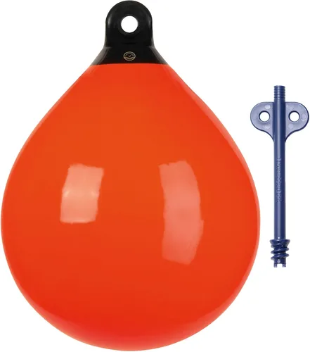 Miniatura 12 de Dan-Fender Guardabarros redondos de alta resistencia y boya marcadora – Parachoques de bola multiusos para barcos – Cuerda sólida que sostiene