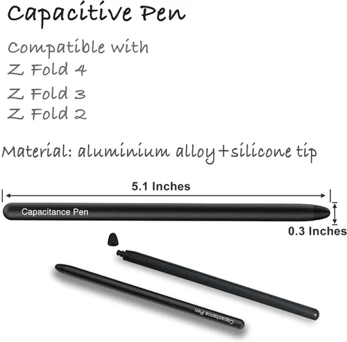 Miniatura 2 de S Pen para Galaxy Z Fold 4, Fold 3, Fold 2, Maezar Stylus Capacitive Touch Pen S Pen Fold Edition (punta suave de silicona) para Samsung Galaxy Z
