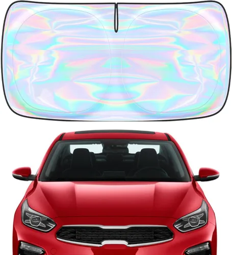Miniatura 37 de Parasol para parabrisas Rivian R1S R1T 2022-2026 – Parasol compatible con Rivian R1S R1T plegable para ventana delantera, protector de visera solar