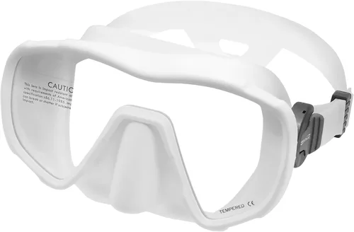 Miniatura 11 de Nami - Máscara de buceo individual sin marco, vista panorámica, UV disponible, buceo, pesca submarina, máscara de snorkel para adultos