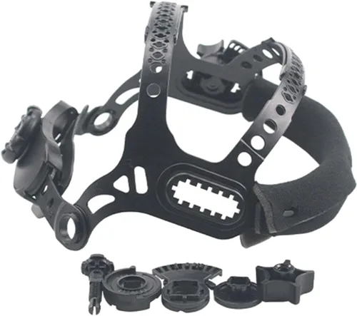 Miniatura 5 de Almencla Sudor orbing casco de soldadura auricular transpirable agujero cuadrado ajustable cabeza aro para soldadura tapa parte accesorios