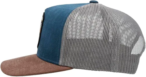 Miniatura 2 de HOOEY Cheyenne - Sombrero de malla ajustable con cierre de presión para camionero