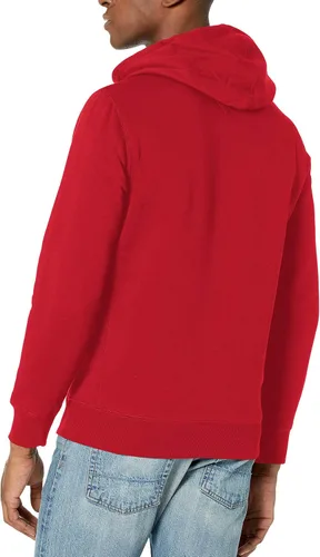 Miniatura 2 de Tommy Hilfiger Sudadera con capucha y logotipo de vellón de manga larga para hombre