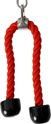 Miniatura 8 de Accesorios para cable de cuerda de tríceps, accesorios para máquina de cables para gimnasio en casa, cuerda de tríceps de 27 pulgadas para fijación
