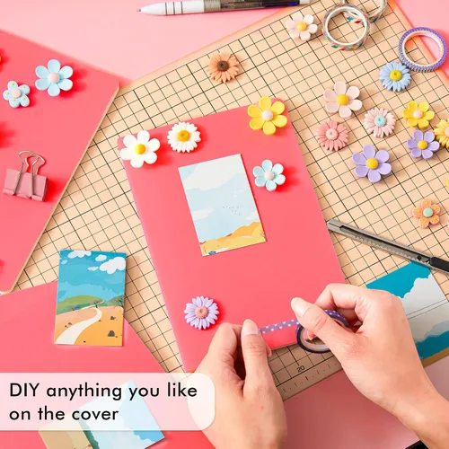 Miniatura 4 de Feela - Juego de 36 cuadernos de tapa blanda a granel, cuaderno en blanco rayado para viajes para mujeres y hombres, cuadernos rayados para la 36
