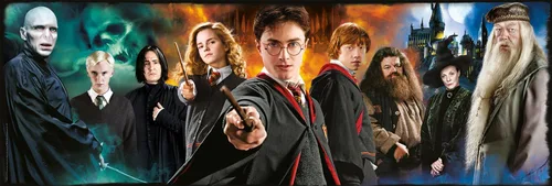 Miniatura 2 de Clementoni 61883 61883-Jigsaw Panorama Harry Potter - Rompecabezas para adultos, 1000 piezas, multicolor