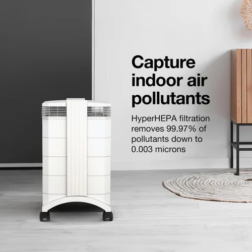 Miniatura 2 de IQAir HealthPro Compact XE - Purificador de aire – Filtración compacta HyperHEPA para habitaciones de hasta 1240 pies cuadrados – Alérgenos, humo