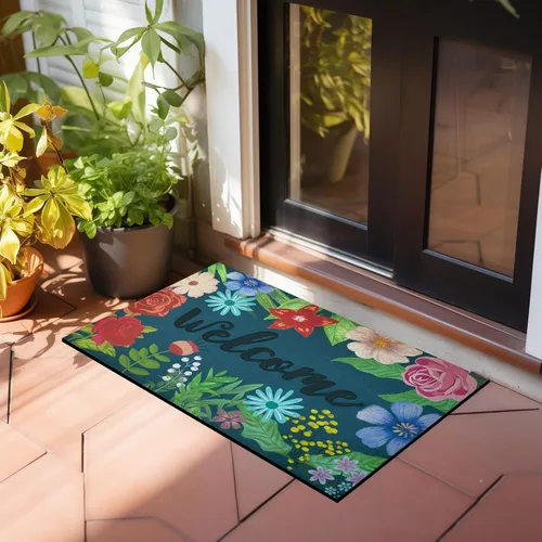 Miniatura 2 de CHICHIC Tapete de Bienvenida para Puerta de 17 x 30 Pulgadas, Tapete para Puerta Delantera al Aire Libre para Entrada del Hogar, Tapete Exterior