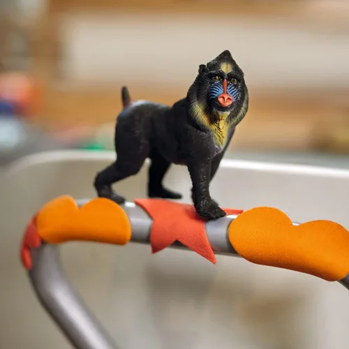 Miniatura 2 de Schleich Wild Life - Figura realista de mono mandril, juguete auténtico y altamente detallado, duradero para la educación y juego divertido