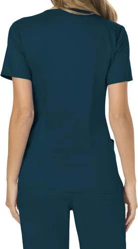 Miniatura 2 de Workwear Revolution WW610 - Ropa quirúrgica con estilo cruzado falso para mujer, elástica, suave y de fácil cuidado