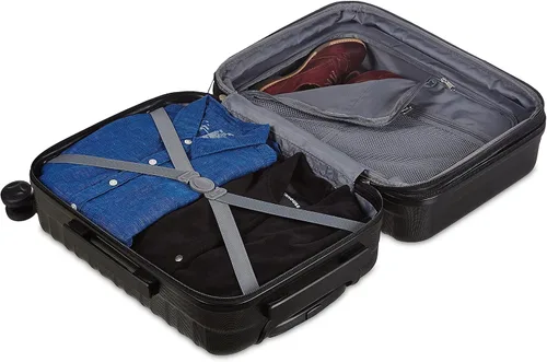 Miniatura 4 de Tienda Basics Equipaje de maleta expandible con ruedas rígidas Negro Spinner