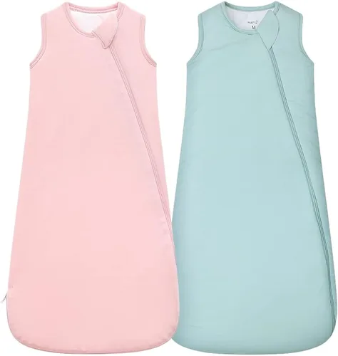 Miniatura 15 de HAPIU Saco de dormir unisex de rayón hecho de bambú TOG 1.0, cremallera premium de 2 vías, manta portátil para bebé