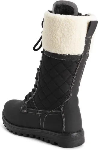 Miniatura 5 de POLAR - Botas térmicas para invierno y nieve, impermeables, cálidas, duraderas y de media pierna para mujer
