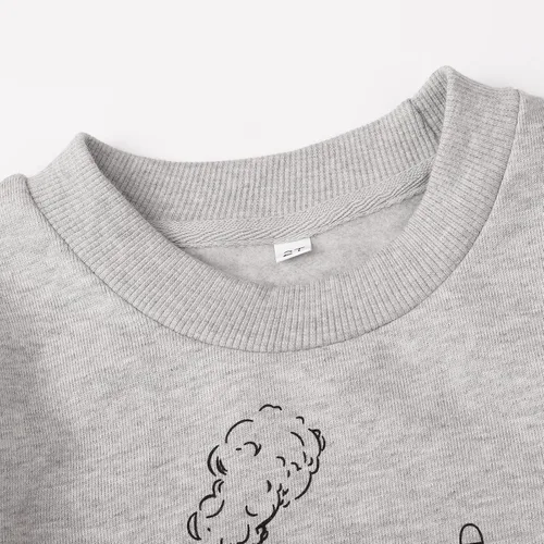 Miniatura 3 de Sudaderas de algodón con cuello redondo para niños pequeños, camisetas de manga larga con diseño de dinosaurio, camisetas 2-8T