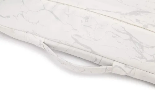 Miniatura 4 de Kinmac - Bolso bandolera para laptop de 360 grados, blanco (White Marble)