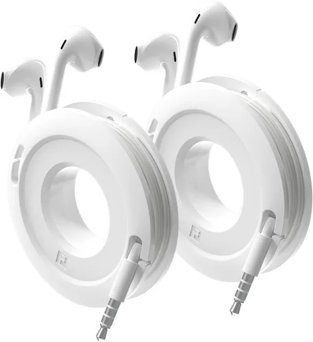 Miniatura 10 de Enrollador lateral Mini y Max de auriculares, auriculares y cable de carga enrollador y organizador perfecto para envolver auriculares y cables