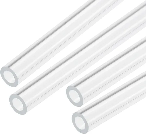 Miniatura 13 de MECCANIXITY Tubo Redondo Rígido Transparente de Acrílico 6mm (1/4") ID 8mm (5/16") OD 356mm para Lámparas y Linternas, Sistema de Refrigeración por