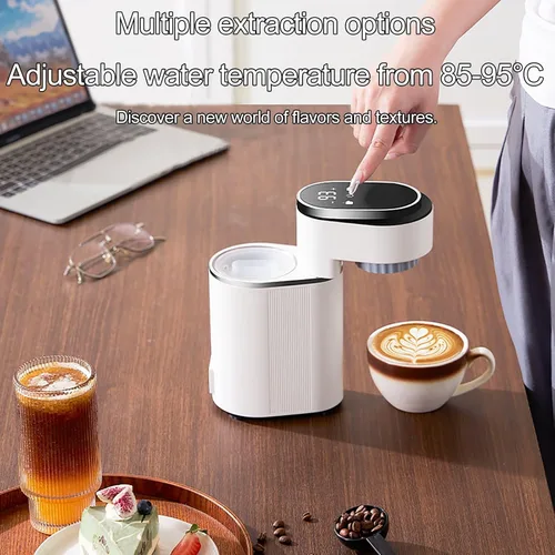 Miniatura 5 de Máquina de café espresso pequeña para el hogar, cafetera de café con leche, máquinas de capuchino para el hogar, máquina de café espresso portátil