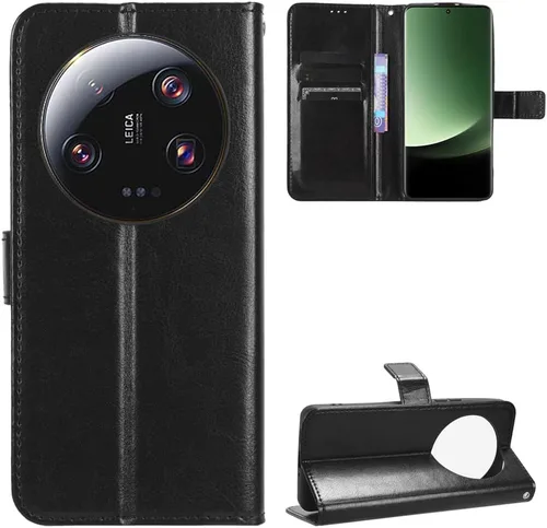 Miniatura 39 de Funda para Boost Mobile Celero 5G + Funda de piel con tapa para Boost Mobile Celero 5G Plus, color negro