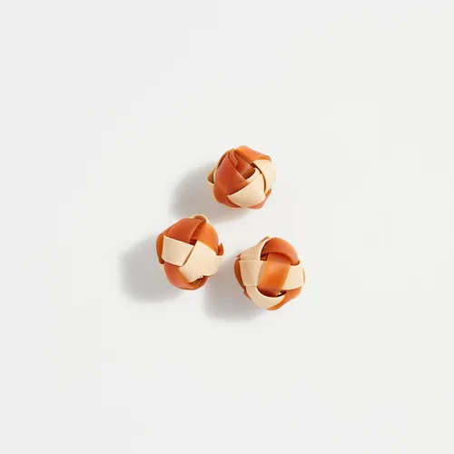 Miniatura 3 de DreamBone RattleBall - Masticables pequeños para perros, 14 unidades, sin piel cruda, con golosinas de pollo reales