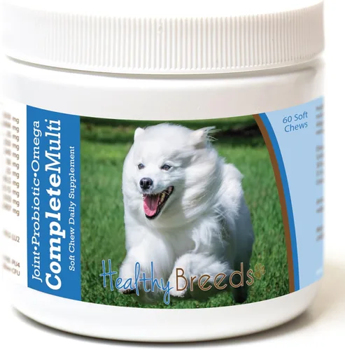 Miniatura 175 de Healthy Breeds Pug todo en uno multivitamínico suave masticable 60