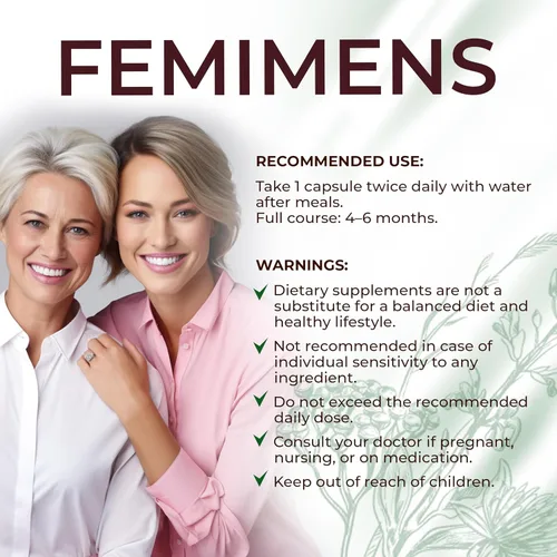 Miniatura 6 de FEMIMENS - Suplemento de apoyo para el síndrome premenstrual para mujeres - Alivio del síndrome premenstrual para mujeres y alivio de calambres