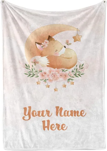 Miniatura 6 de Mantas de bebé personalizadas con nombre Manta de oso personalizada para bebés niñas y niños Manta unisex de forro polar suave y cálida Minky