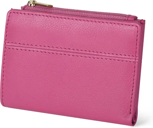 Miniatura 18 de Billetera Oak Leathers para mujer de piel de grano completo - Pequeña con protección RFID, monedero para monedas, tarjetero de crédito y DNI