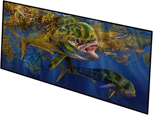 Caroline's Treasures JMA2013HRM2858 Salad Mahi Seaweed Salad Mahi - Alfombra de pasillo para interiores y exteriores, 28 x 58,