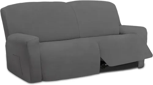 Miniatura 62 de Easy-Going - Funda elástica de microfibra para sofá reclinable seccional, suave vellón ajustable a tu sofá de 2 cuerpos, lavable, protege tus