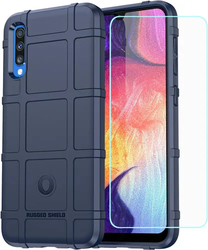 Miniatura 126 de Funda EUAGVQY para Samsung A70 Galaxy A70, Funda de Fibra de Carbono de TPU Blanda Antideslizante Duradera y Ligera, Funda Protectora para Samsung