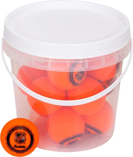 Miniatura 13 de Franklin Sports - Pelotas de hockey callejero NHL - Sin rebote para uso en exteriores y en patines - Tamaño oficial para hockey callejero juvenil