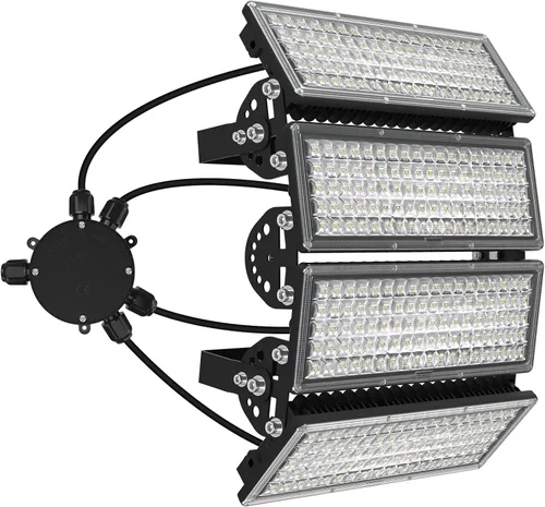 Miniatura 13 de Kekeou Luz de inundación LED de 100 W para exteriores con enchufe e interruptor y cable de alimentación de 6.56 pies, 14000 lm 6500 K, área LED