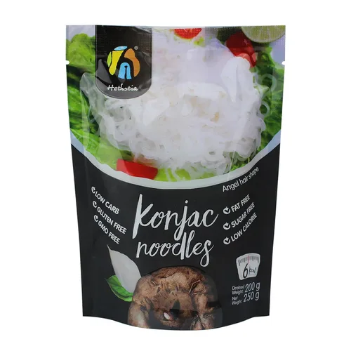 Miniatura 8 de Hethstia Konjac Noodles Angel Hair - Paquete de 6 fideos Shirataki, bajo en calorías, bajo en carbohidratos, sin azúcar, sin gluten, apto para dieta