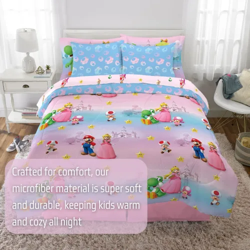 Miniatura 512 de Franco - Juego de edredón y sábanas supersuaves con funda, para niños, 7 piezas, tamaño matrimonial, Five Nights At Freddy's Cinco noches en Freddy's