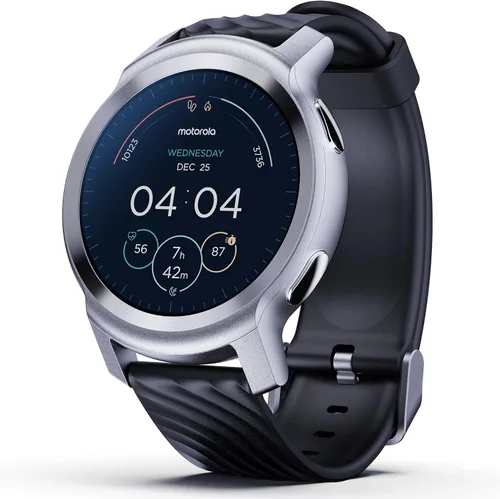 Motorola Reloj inteligente Moto Watch 100 - Reloj inteligente de 1654in con GPS para hombres y mujeres batería de hasta 14 días frecuencia cardíaca