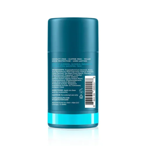 Miniatura 2 de Oars + Alps Desodorante para hombres y mujeres, desodorante sin aluminio para hombres, dermatológicamente probado, ingredientes limpios, no tóxico