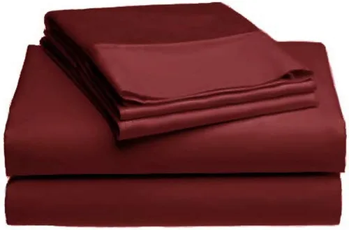 Miniatura 13 de Blue Ridge Home Fashions Juego de sábanas de algodón transpirable de 1000 hilos, tamaño California King, paja-4 piezas a rayas Paja-4pc-rayas