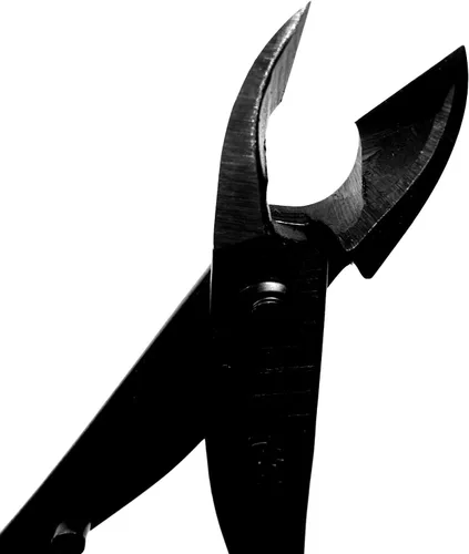 Miniatura 5 de KAKURI Cortador de ramas cóncavas para bonsái, herramienta profesional de bonsái de 7 pulgadas (7.087 in), acero al carbono japonés, hoja redonda