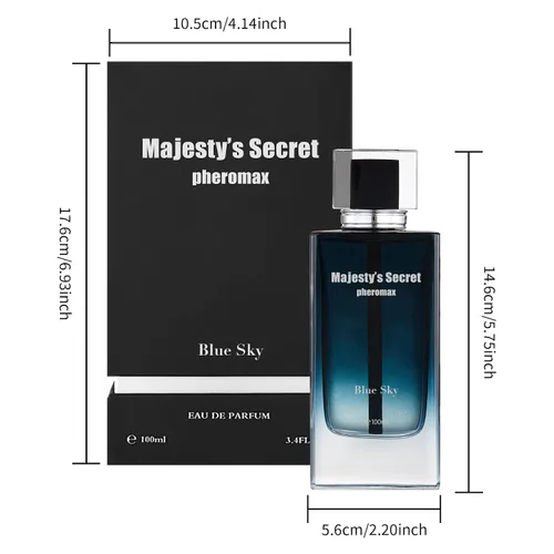 Miniatura 7 de Acqua Blue Eau de Parfum para hombre, 1.7 fl oz de colonia fresca de madera fougere con limón, menta y pimienta rosa, fragancia masculina limpia