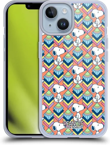 Miniatura 153 de Head Case Designs Snoopy Deco Dreams - Funda de gel suave con licencia oficial de Peanuts Blue Pattern compatible con Apple iPhone 7 Plus/iPhone 8