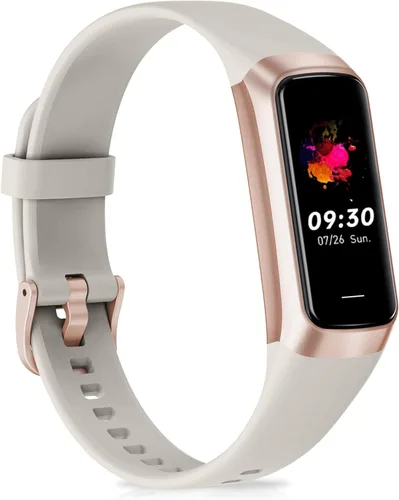Miniatura 8 de Rastreador de actividad física, monitor de actividad con frecuencia cardíaca 24/7, monitor de sueño de presión arterial de oxígeno en sangre, Negro