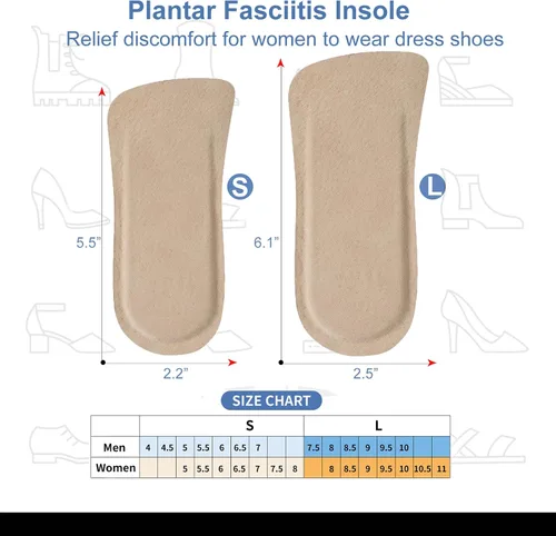 Miniatura 3 de 2 pares de cojines de talón de piel de cerdo para mujer, fascitis plantar, espolón óseo en el talón, tendón de Aquiles, adhesivo de 0.32 pulgadas