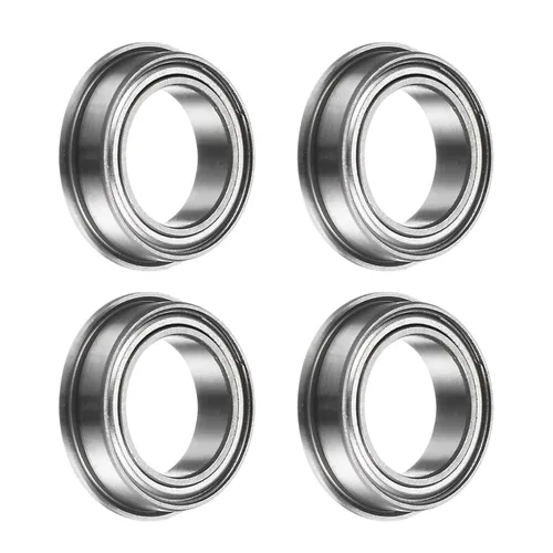 Miniatura 36 de uxcell Rodamiento de bolitas con bridas F683ZZ, 20pcs 0.118x0.276x0.118 in Acero cromado doble blindado ABEC1 cojinetes de brida