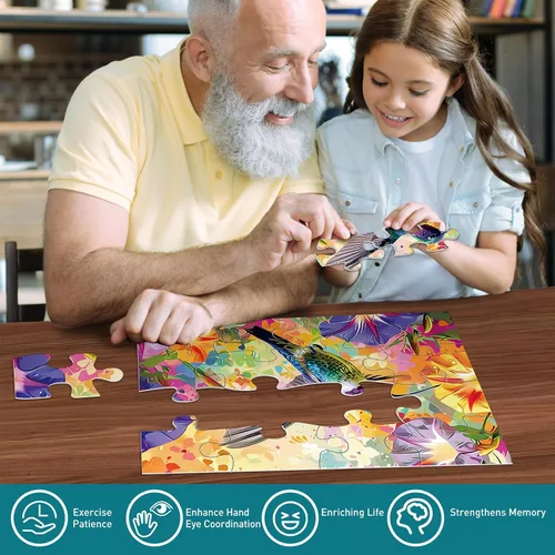 Miniatura 4 de Paquete de 6 Rompecabezas de 16 Piezas para Demencia para Ancianos, Rompecabezas de Piezas Grandes, Productos y Actividades para Alzheimer