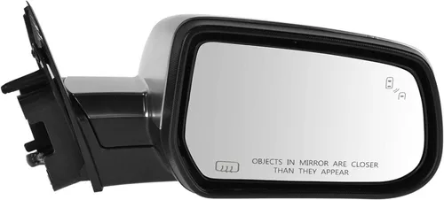 Miniatura 123 de TRQ Cubierta cromada del espejo manual del lado del pasajero, acabado liso para Volvo VNL 2004-2014