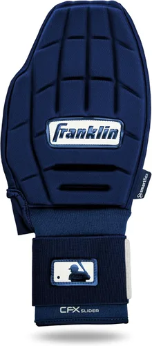 Miniatura 18 de Franklin Sports MLB Guante deslizante de béisbol y sóftbol - CFX PRT Guantes de baserunning deslizantes protectores para adultos y jóvenes - Guante