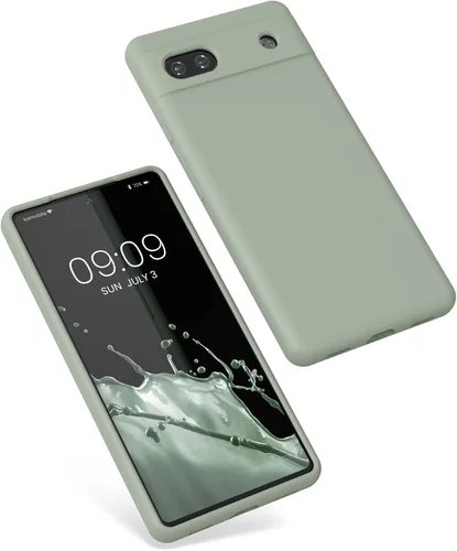 Miniatura 59 de kwmobile Funda Compatible con Google Pixel 6 Pro - Funda de teléfono de silicona TPU con acabado suave - Azul Arrecife