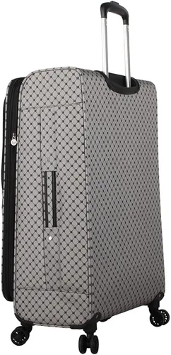 Miniatura 44 de Steve Madden Equipaje de diseñador, Chalet Gris Claro, Juego de maleta giratoria ligera expandible de 3 piezas - Juego de viaje